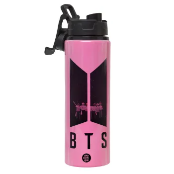 BTS, Μεταλλικό παγούρι νερού με καπάκι ασφαλείας, αλουμινίου 850ml
