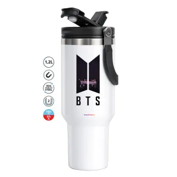 BTS, Mega Stainless steel Tumbler with lid, double wall 1,2L