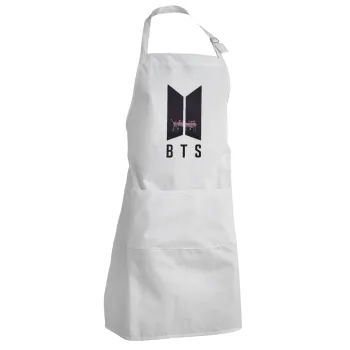 BTS, Adult Chef Apron (with sliders and 2 pockets)
