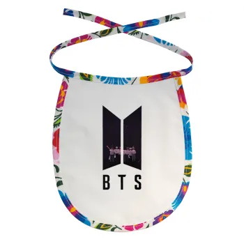 BTS, Σαλιάρα μωρού αλέκιαστη με κορδόνι Χρωματιστή