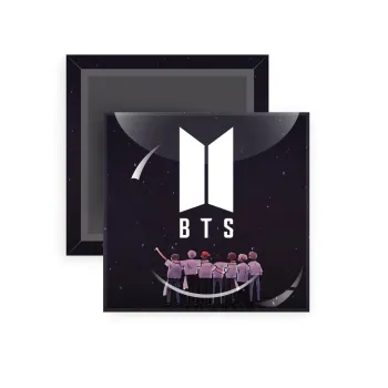 BTS, Μαγνητάκι ψυγείου τετράγωνο διάστασης 5x5cm