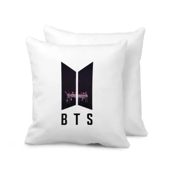 BTS, Μαξιλάρι καναπέ 40x40cm περιέχεται το  γέμισμα