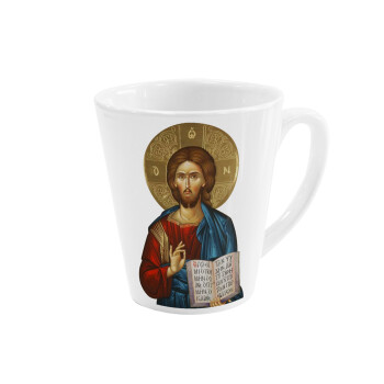 Jesus, Κούπα κωνική Latte Λευκή, κεραμική, 300ml