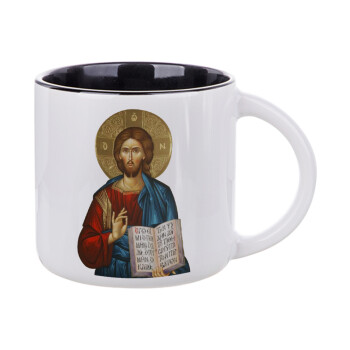 Jesus, Κούπα κεραμική 400ml Λευκή/Μαύρη