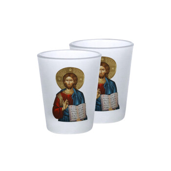 Jesus, Σφηνοπότηρα γυάλινα 45ml του πάγου (2 τεμάχια)