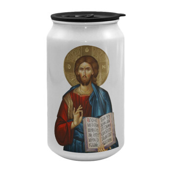 Jesus, Κούπα ταξιδιού μεταλλική με καπάκι (tin-can) 500ml