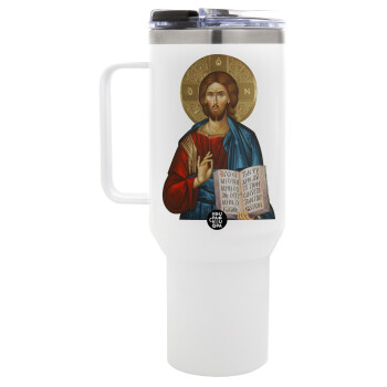 Jesus, Mega Stainless steel Tumbler with lid, double wall 1,2L