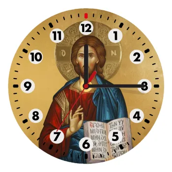 Ιησούς, Ρολόι τοίχου ξύλινο (20cm)