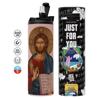 Jesus, Tumbler stainless steel PINK 600ml