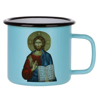 Ιησούς, Κούπα Μεταλλική εμαγιέ ΜΑΤ σιέλ 360ml