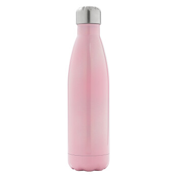 BLANK, Metal mug thermos Pink Iridiscent (Stainless steel), double wall, 500ml