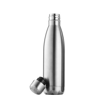BLANK, Μεταλλικό παγούρι θερμός Inox (Stainless steel), διπλού τοιχώματος, 500ml