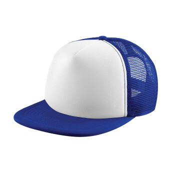 BLANK, Καπέλο Soft Trucker με Δίχτυ Blue/White 