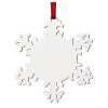 Christmas ornament wooden snowflake 9cm