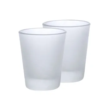 BLANK, Σφηνοπότηρα γυάλινα 45ml του πάγου (2 τεμάχια)