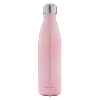 BLANK, Metal mug thermos Pink Iridiscent (Stainless steel), double wall, 500ml