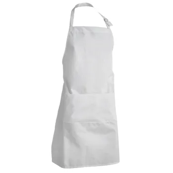 BLANK, Adult Chef Apron (with sliders and 2 pockets)