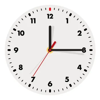 BLANK, Wooden wall clock (20cm)
