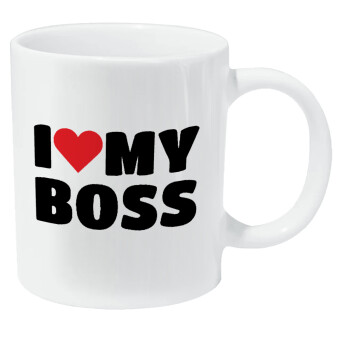 I LOVE MY BOSS, Κούπα Giga, κεραμική, 590ml