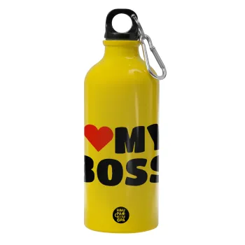 I LOVE MY BOSS, Παγούρι νερού 600ml