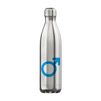 MALE, Inox (Stainless steel) hot metal mug, double wall, 750ml