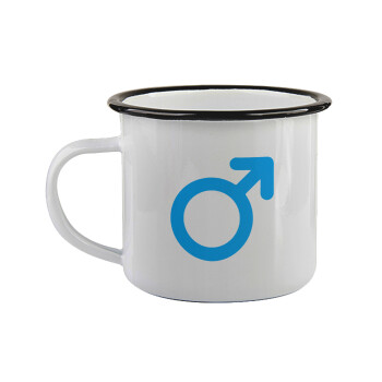 MALE, Κούπα εμαγιέ με μαύρο χείλος 360ml