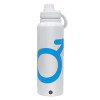 1L Stainless Steel Thermal Bottle with Phone Holder & Double Wall Insulation