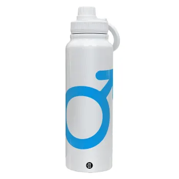 MALE, Θερμός 1L Ανοξείδωτο με Βάση Κινητού & Διπλά Τοιχώματα