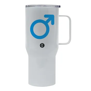 MALE, Tumbler με καπάκι, διπλού τοιχώματος (θερμό) 750L