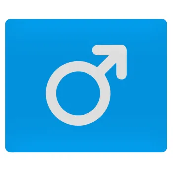 MALE, Mousepad ορθογώνιο 23x19cm