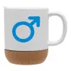 Ceramic coffee mug Cork (MAT), 330ml