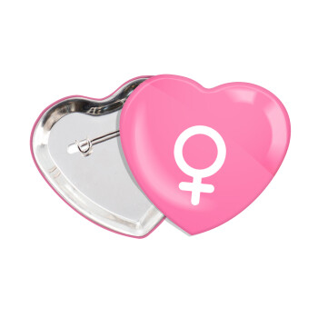 FEMALE, Κονκάρδα παραμάνα καρδιά (57x52mm)