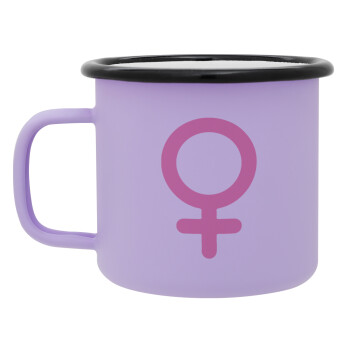 FEMALE, Κούπα Μεταλλική εμαγιέ ΜΑΤ Light Pastel Purple 360ml