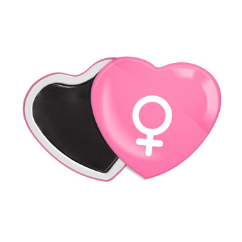 FEMALE, Μαγνητάκι καρδιά (57x52mm)