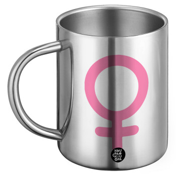 FEMALE, Ανοξείδωτη Μεταλλική Κούπα 450ml - Διπλού Τοιχώματος