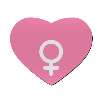 FEMALE, Mousepad καρδιά 23x20cm