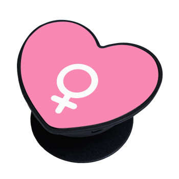 FEMALE, Phone Holders Stand  καρδιά Μαύρο Βάση Στήριξης Κινητού στο Χέρι