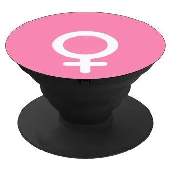 FEMALE, Phone Holders Stand  Black Hand-held Mobile Phone Holder