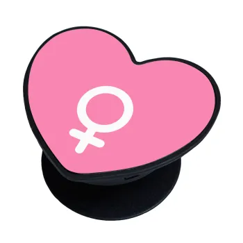 FEMALE, Phone Holders Stand  καρδιά Μαύρο Βάση Στήριξης Κινητού στο Χέρι