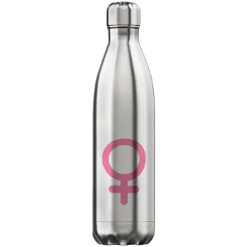 FEMALE, Inox (Stainless steel) hot metal mug, double wall, 750ml