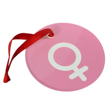 FEMALE, Christmas ornament glass 9cm