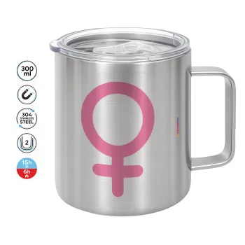 FEMALE, Mug Stainless steel double wall 300ml