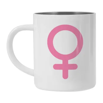 FEMALE, Mug Stainless steel double wall 300ml