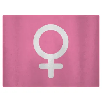 FEMALE, Επιφάνεια κοπής γυάλινη (38x28cm)