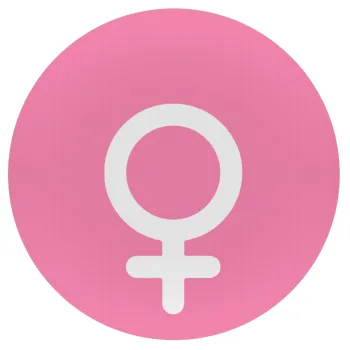 FEMALE, Mousepad Στρογγυλό 20cm