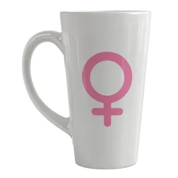FEMALE, Κούπα κωνική Latte Μεγάλη, κεραμική, 450ml