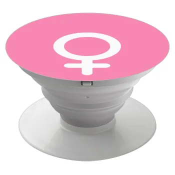 FEMALE, Phone Holders Stand  White Hand-held Mobile Phone Holder