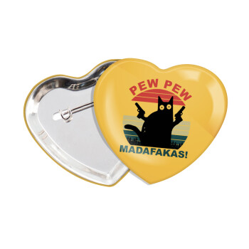 PEW PEW madafakas, Κονκάρδα παραμάνα καρδιά (57x52mm)