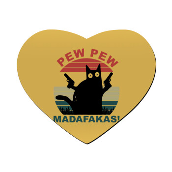 PEW PEW madafakas, Mousepad καρδιά 23x20cm