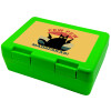 Παιδικό δοχείο κολατσιού ΠΡΑΣΙΝΟ 185x128x65mm (BPA free πλαστικό)